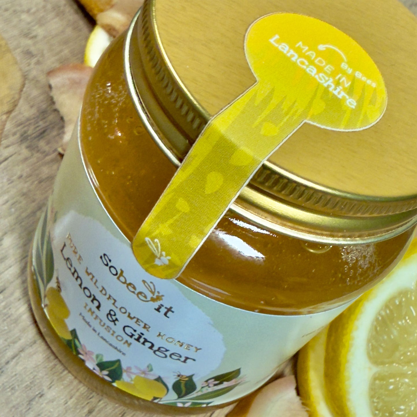 So Bee It Pure Wildfower Honey Lemon & Ginger Infused 227g