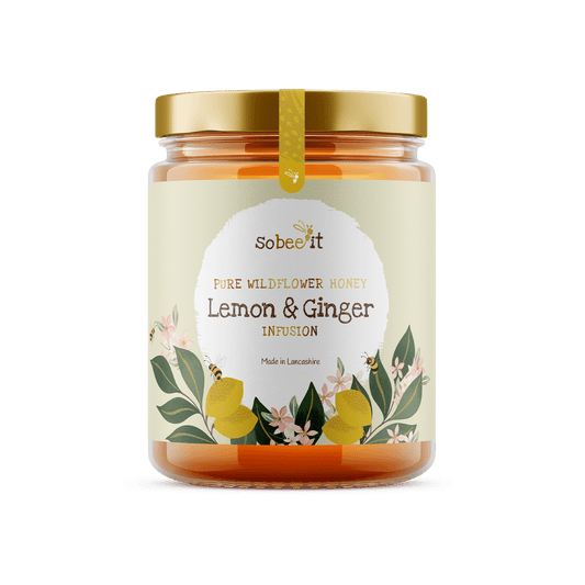 So Bee It Pure Wildfower Honey Lemon & Ginger Infused 227g