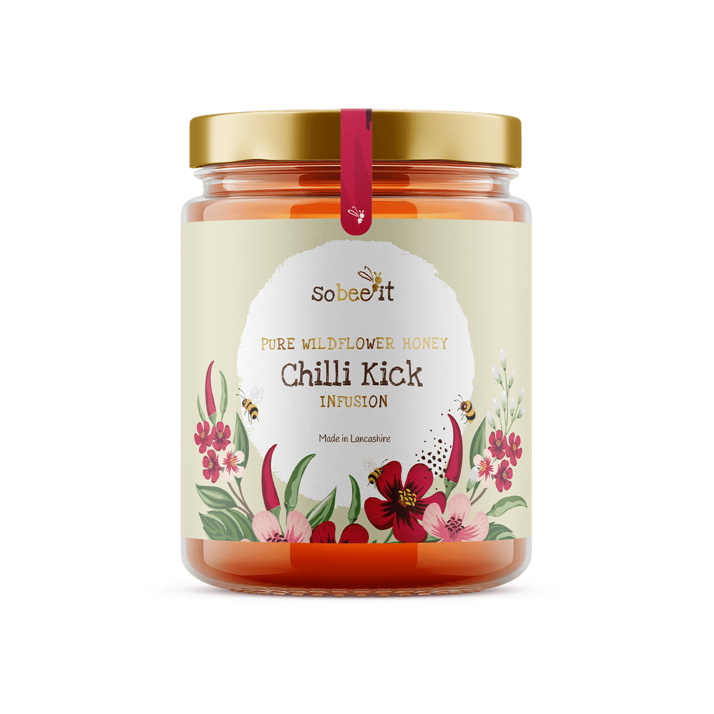 So Bee It Pure Wildfower Honey Chilli Kick Infused 227g