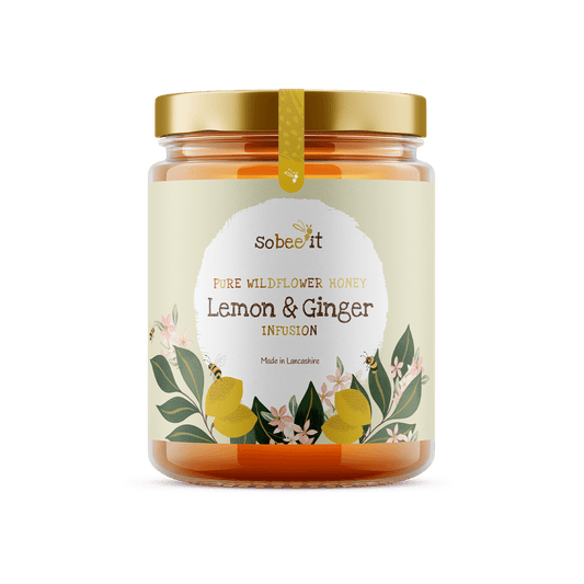 So Bee It Pure Wildfower Honey Lemon & Ginger Infused 227g